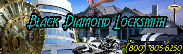 Black Diamond Locksmith Logo